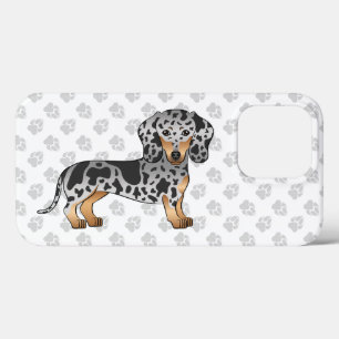 Case-Mate iPhone Case Dachshund à poil court bringé noir et feu & pattes