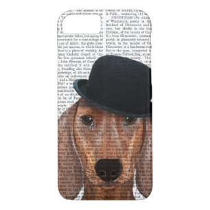 Case-Mate iPhone Case Dachshund avec Casquette Black Bowler