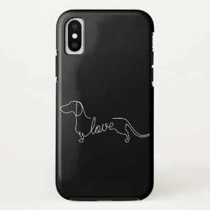Case-Mate iPhone Case Dachshund Chiweenie Wiener Chien Log Sketch