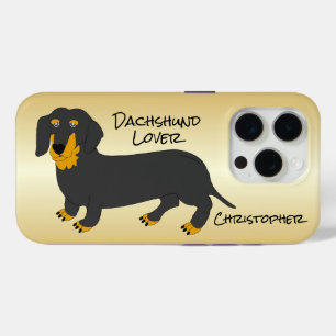 Coque iPhone 15 Pro Dachshund Design personnalisé