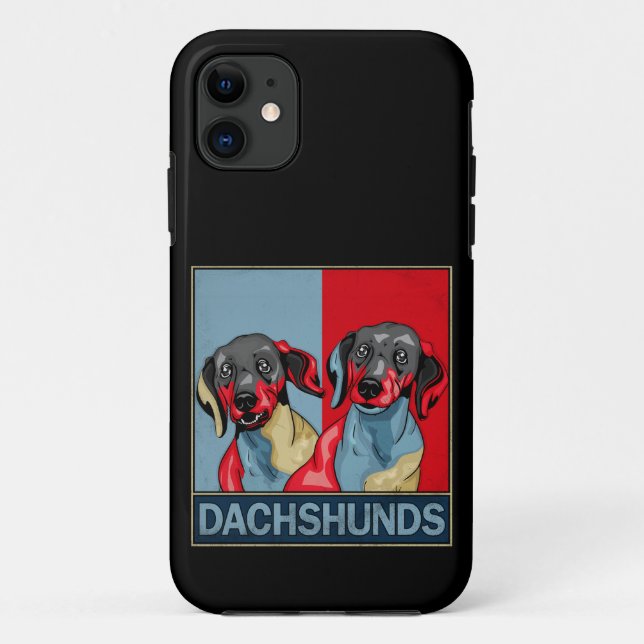 Coques Case-Mate iPhone Dachshund Propriétaire Chien Wiener Chien Cadeau H (Dos)