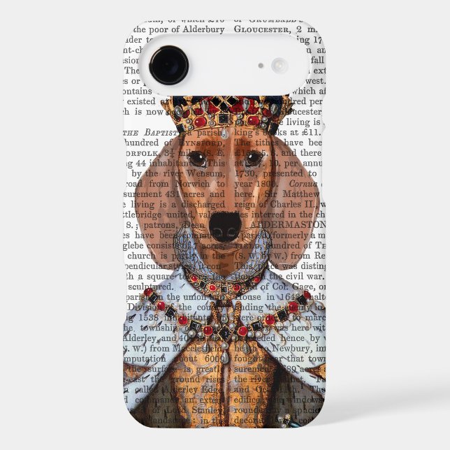 Coques Case-Mate iPhone Dachshund Queen 2 (Verso)