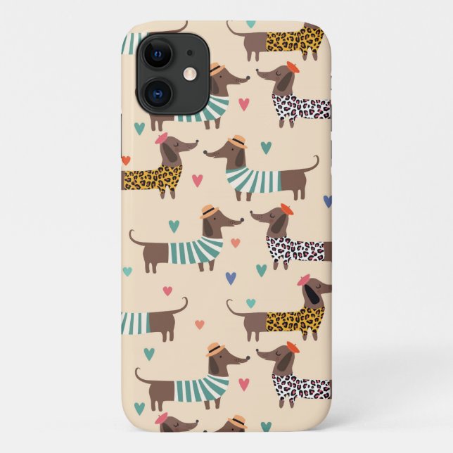 Coques Case-Mate iPhone Dachshund Saucisse Wiener Motif chien (Dos)