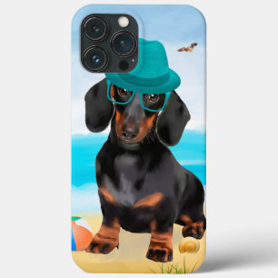 Case-Mate iPhone Case Dachshund sur la plage