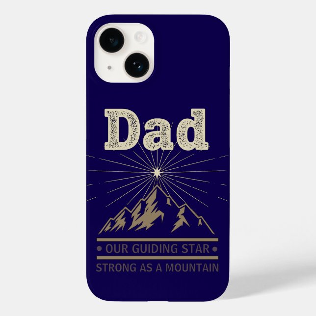 Coques Case-Mate iPhone Dad Guiding Star Mountain (Verso)