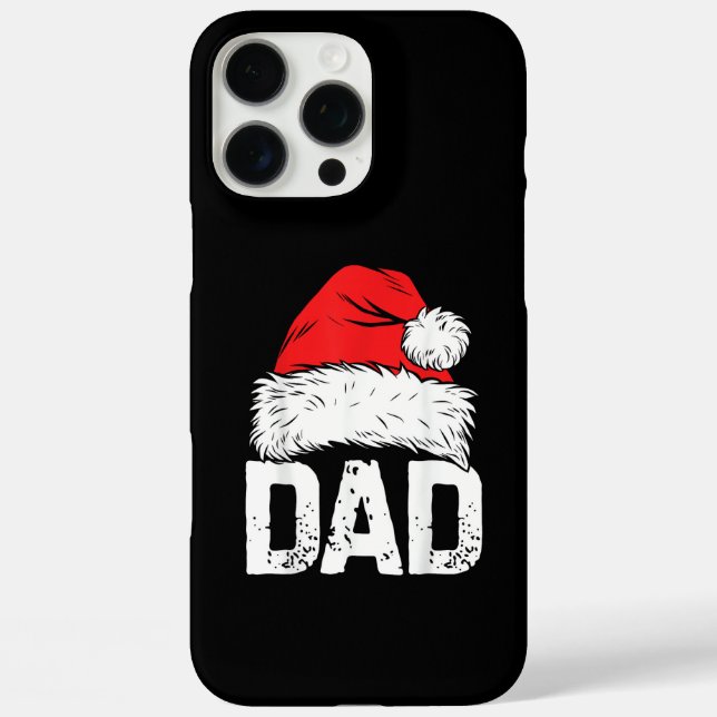 Coques Case-Mate iPhone Dad Santa Christmas Family Matching Pajamas Papa F (Verso)