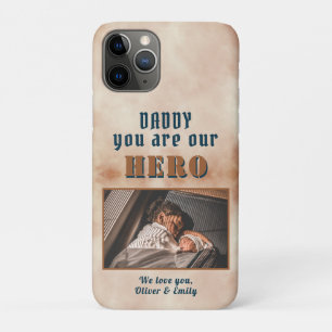 Case-Mate iPhone Case Daddy Hero Aquarelle Père Keepsar Photo de famille