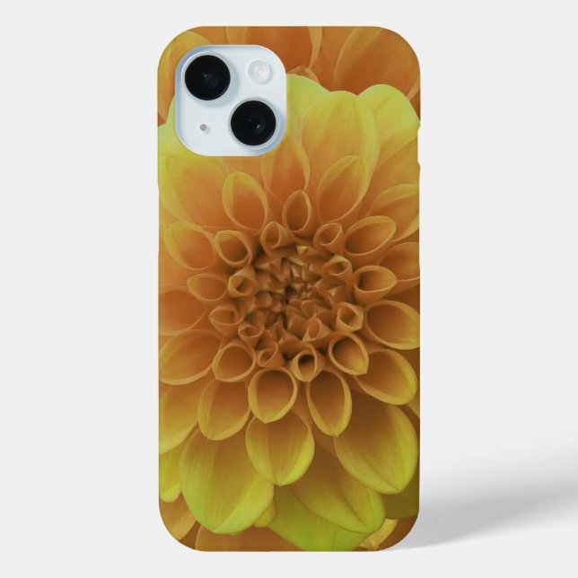 Coques Case-Mate iPhone Dahlia jaune (Verso)