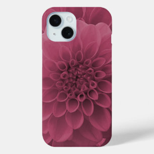 Coque Pour iPhone 15 Dahlia rose