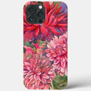 Case-Mate iPhone Case dahlias fleurs aquarelle