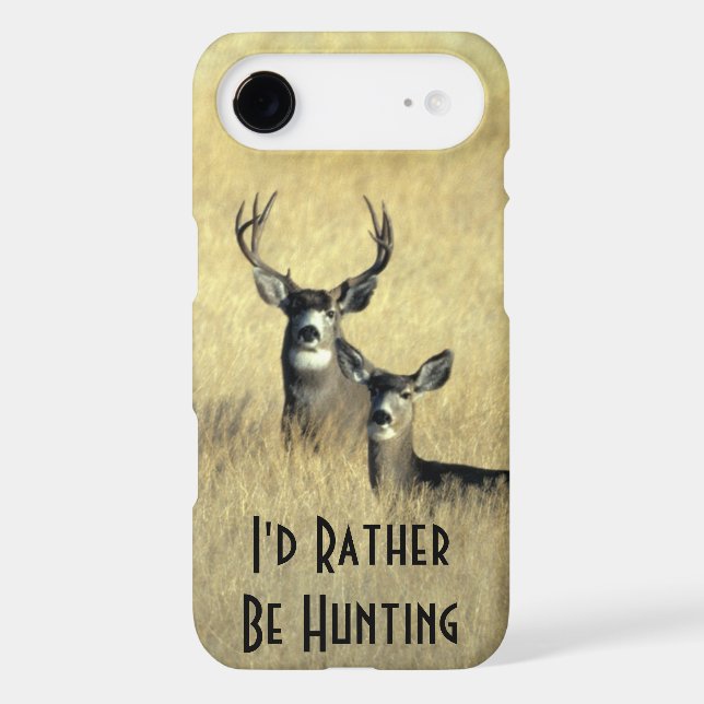 Coques Case-Mate iPhone daine masculine de mâle de cerfs communs de mule (Verso)