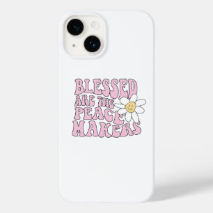 Coque Pour iPhone 14 Daisy et les artisans de la paix Slogan