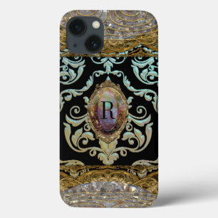 Coques Pour iPhone Damas de protection Monogramme de courte durée