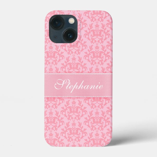 Coques Case-Mate iPhone Damas rose pâle kangourou motif (Verso)