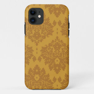 Coques Pour iPhone Damassé d'or de luxe
