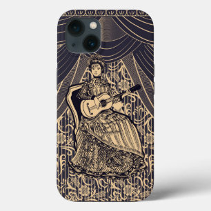 Case-Mate iPhone Case Dame avec guitare