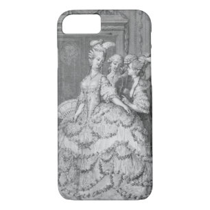 Coque iPhone 8/7 Dame de honneur de la Reine, gravée par P.A. Mart