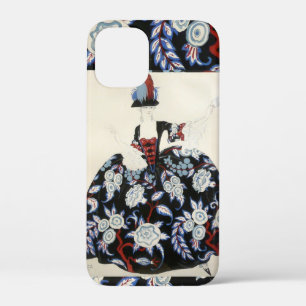 COQUES POUR iPhone DAME ÉLÉGANTE ROBE FLEURIE AVEC FLEURS BLANCHES NO