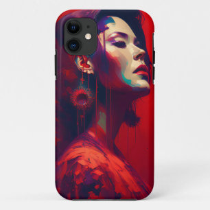 Case-Mate iPhone Case Dame en rouge