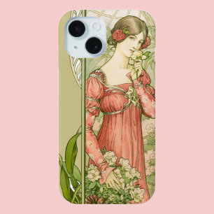 Coque Pour iPhone 15 Dame en serre