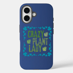 Coque Pour iPhone 16 Dame Plante folle