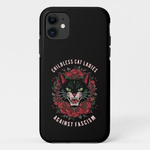 Case-Mate iPhone Case Dames Chats Sans Enfants Contre le Fascisme