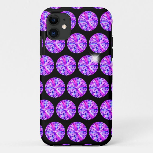 Coques Case-Mate iPhone Dames Glitzy Glitz Et Glam Faux Rhinestone (Dos)