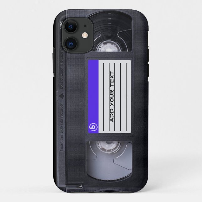 Coques Case-Mate iPhone D'amusement rétro VHS bande du cru 80s (Dos)