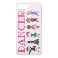 DANCER Pink Ballerina Girl Tap Jazz Acro Hip hop