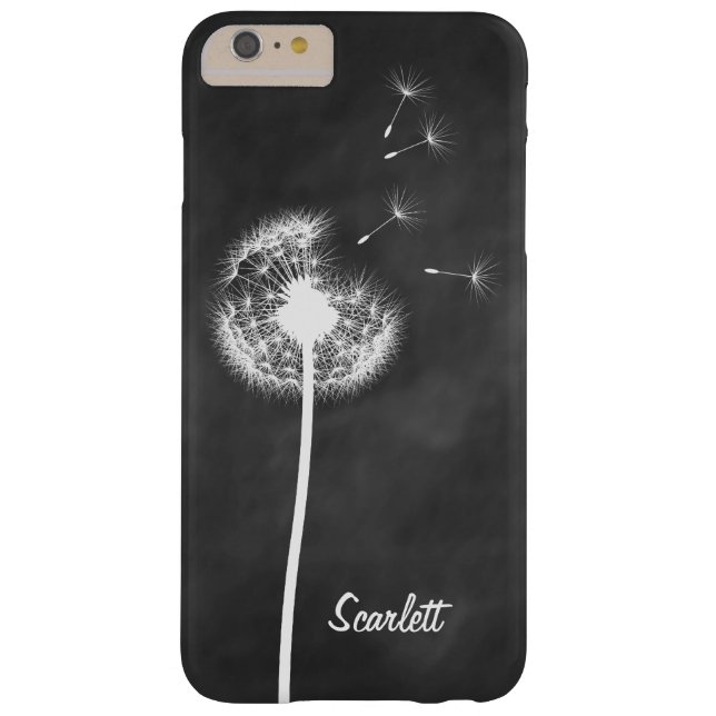 Coques Case-Mate iPhone Dandelion Monogram Chalkboard iPhone 6/6s Plus (Dos)