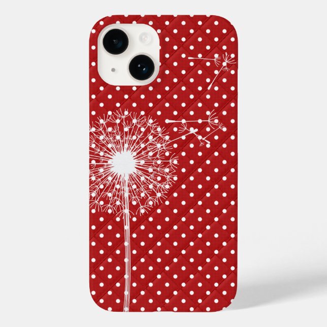 Coques Case-Mate iPhone Dandelion Sur Les Pois Qultés (Verso)