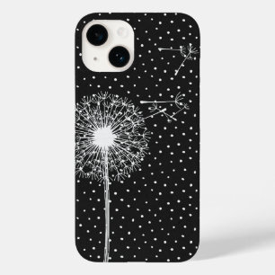 Coque Pour iPhone 14 Dandelion Sur Pois