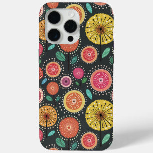 Coque iPhone 15 Pro Max Dandelions folkloriques Scandi moderne iPhone / co