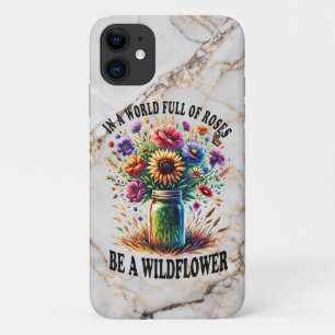 Case-Mate iPhone Case Dans Un Monde Plein De Roses Soyez Un Fleur sauvag