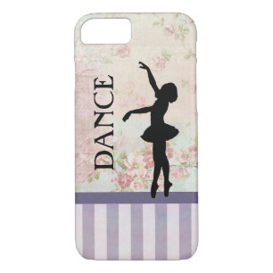 Coque Case-Mate Pour iPhone Danse - Ballerina Silhouette sur Arrière - plan Vi