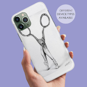Etui iPhone Case-Mate Danse ballet Ciseaux Ballerina Dessin surréaliste