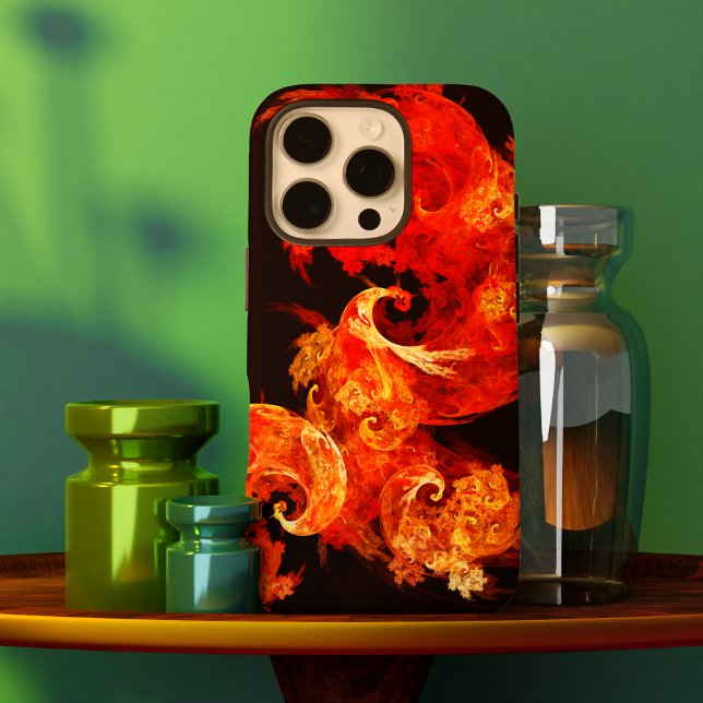 Coques Case-Mate iPhone Danse Feux d'artifice Art Abstrait (Dancing Firebirds Abstract Art Case-Mate iPhone Case)