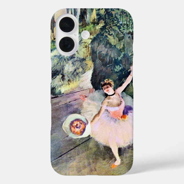 Coques Case-Mate iPhone Danseur avec un bouquet de fleurs d'Edgar Degas (Verso)