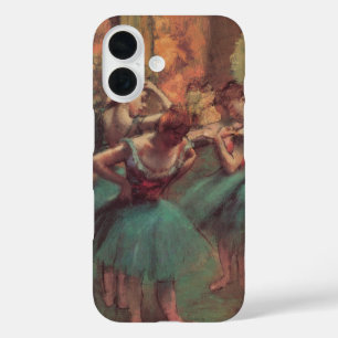Coque Pour iPhone 16 Danseurs, rose et vert par Edgar Degas