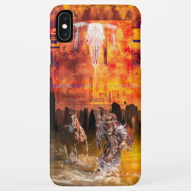 Coques Case-Mate iPhone Danseuse amérindienne ROLLING THUNDER (Dos)