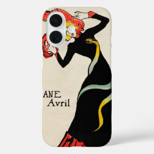 Coque Pour iPhone 16 Danseuse Art nouveau Jane Avril par Toulouse Lautr