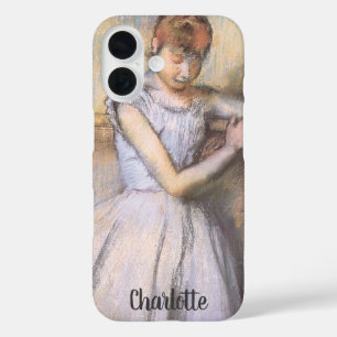 Coques iPhone 16 Danseuse au Barreau par Edgar Degas, Ballet Vintag