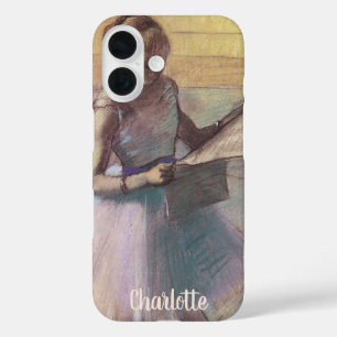 Coques iPhone 16 Danseuse au repos d'Edgar Degas, Art de ballet vin