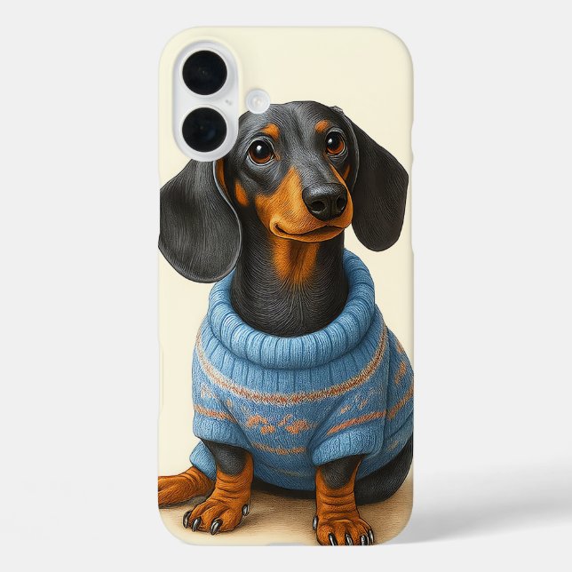 Coques Case-Mate iPhone Dapper Dachshund (Verso)