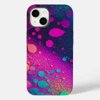 Dark Magenta Aqua Parties scintillant iPhone Mate 