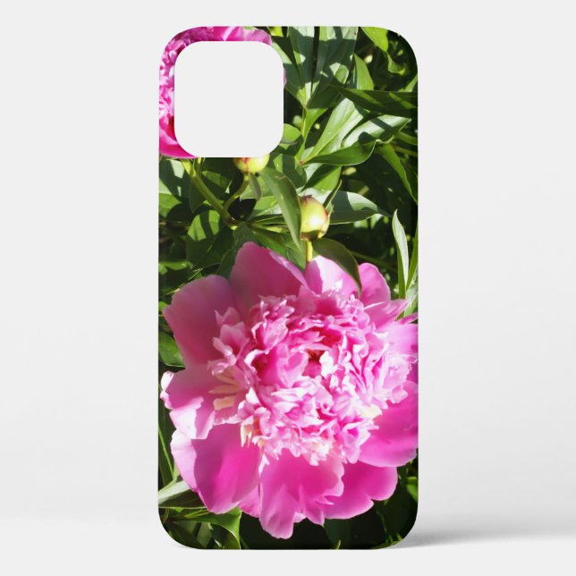 Coques Case-Mate iPhone Dark rose peonies (Verso)