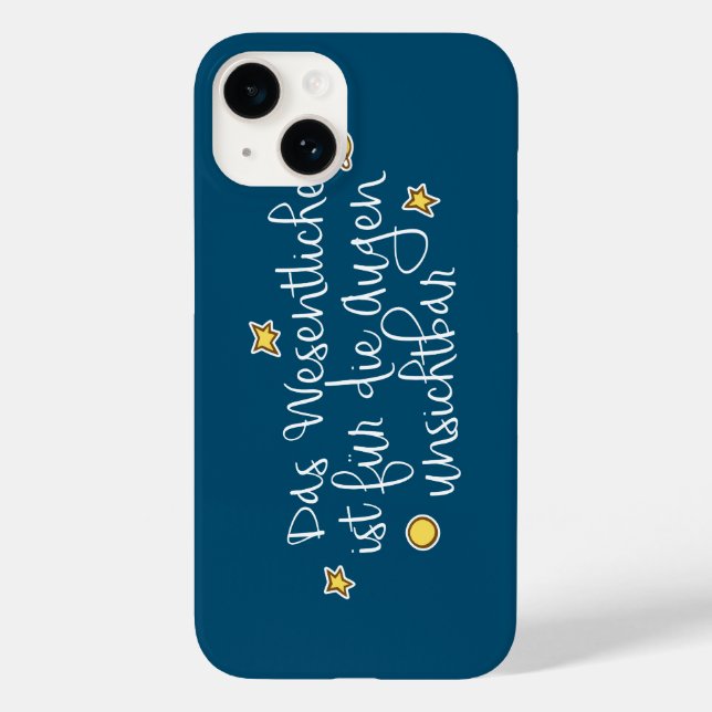 Coques Case-Mate iPhone Das Wesentliche ist für die Augen unsichtbar (Verso)