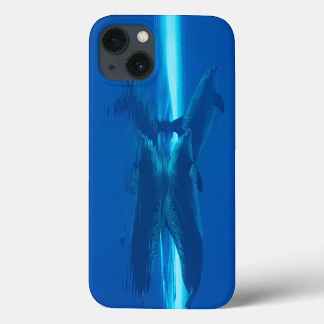 Coques Case-Mate iPhone Dauphins et réflexions (Verso)