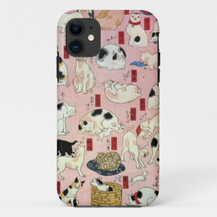 Etui iPhone Case-Mate ） de 中 de （de 其のまま地口猫飼好五十三疋, chats de 国芳 (2),