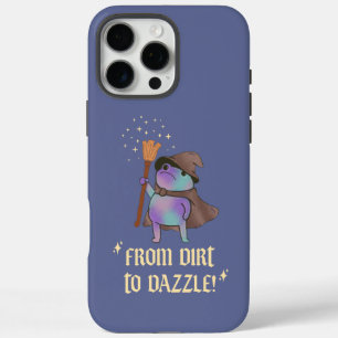 Coques iPhone 16 Pro Max De la boue à l'éclat Chapeau de sorcière de grenou